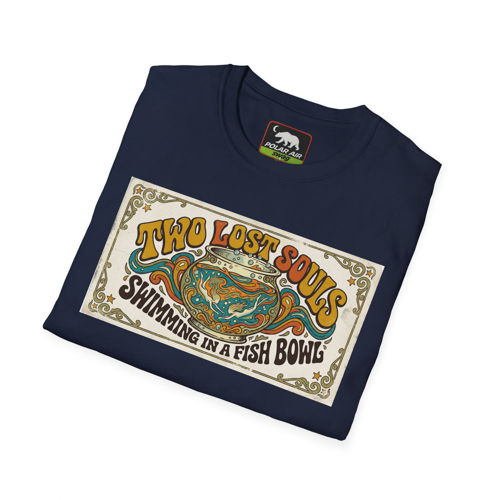 T-Shirt — Two Lost Souls “Swimming in a Fishbowl” Vintage Graphic Tee