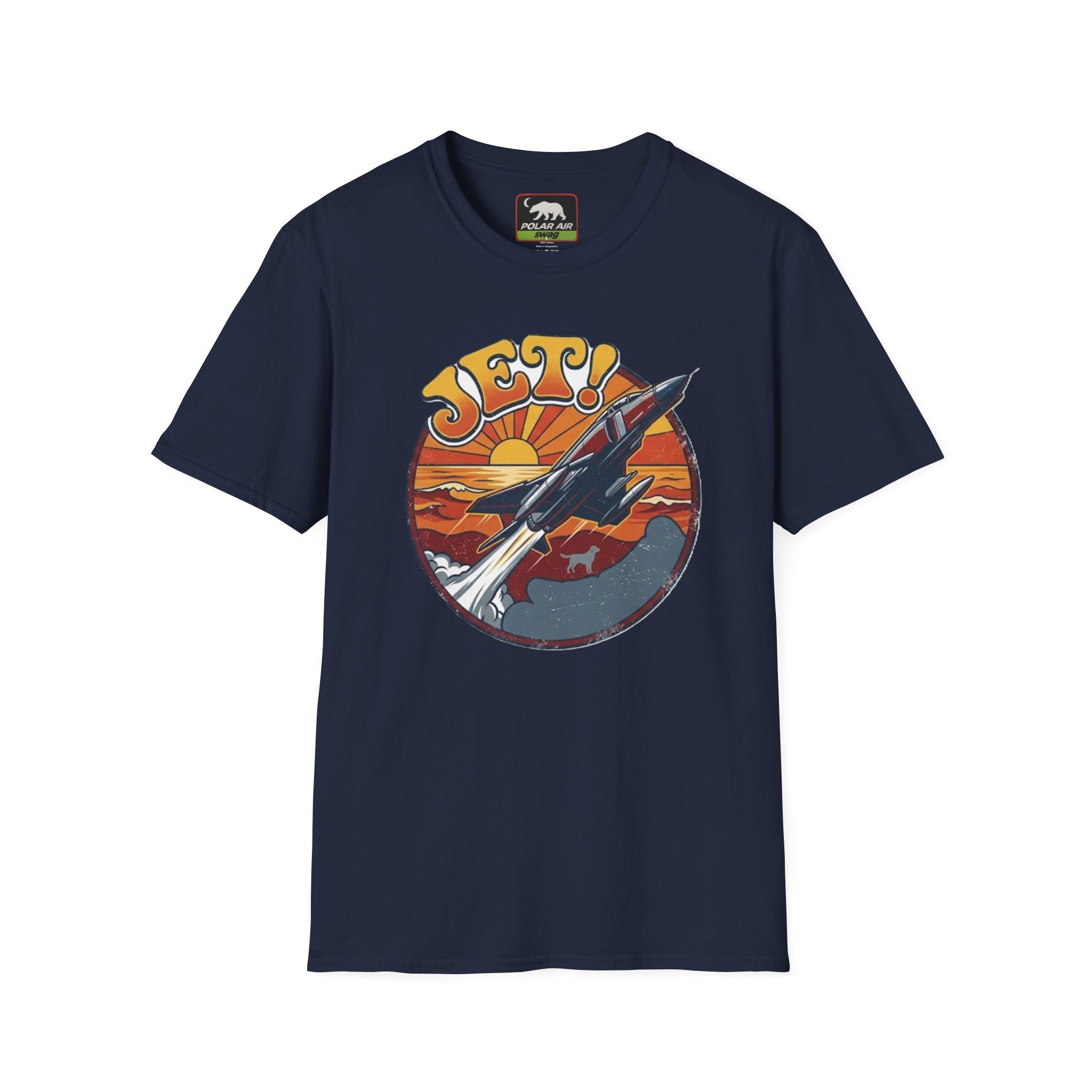 Jet! Retro Sunset Graphic T-Shirt