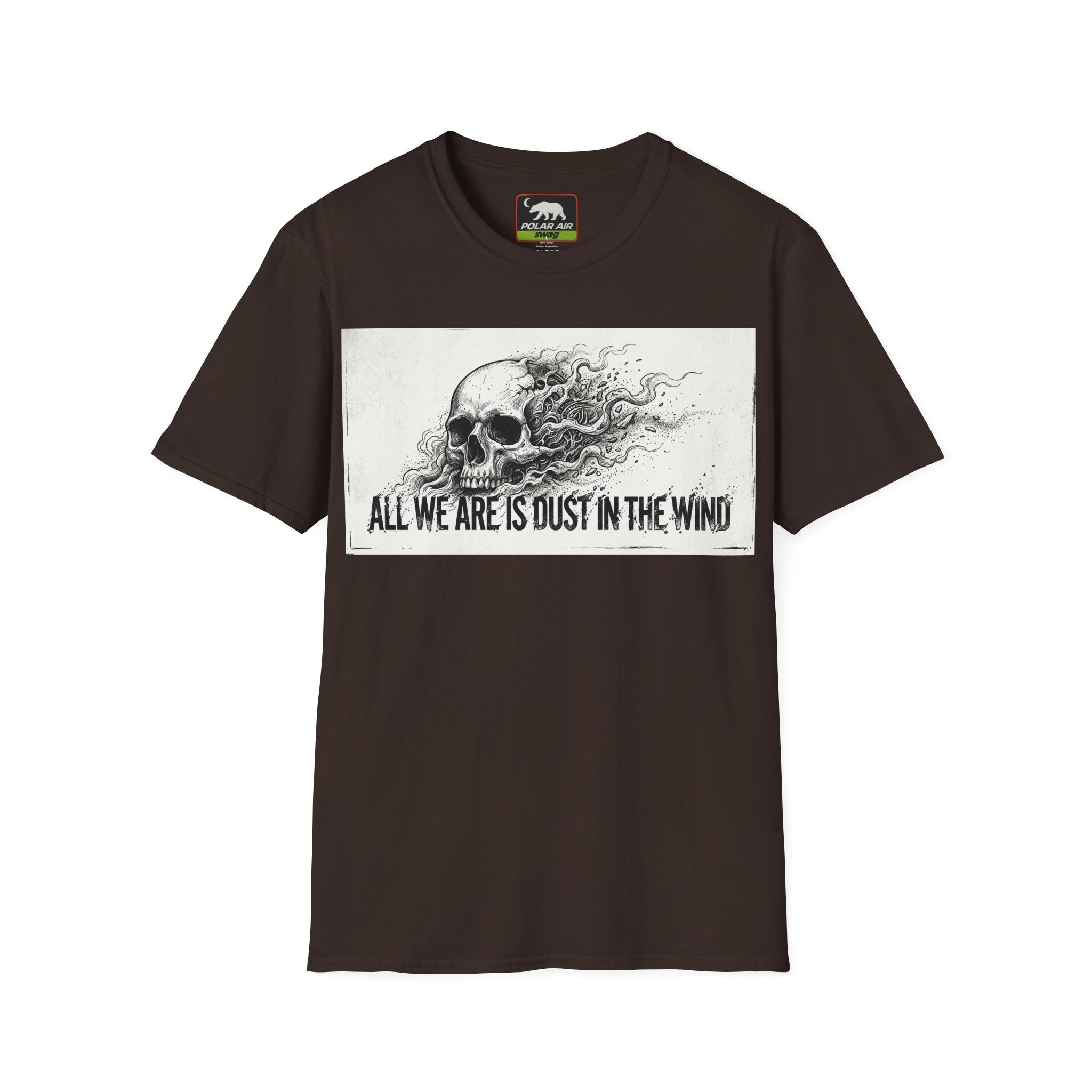 Skull 'All We Are Is Dust in the Wind' Graphic T-Shirt
