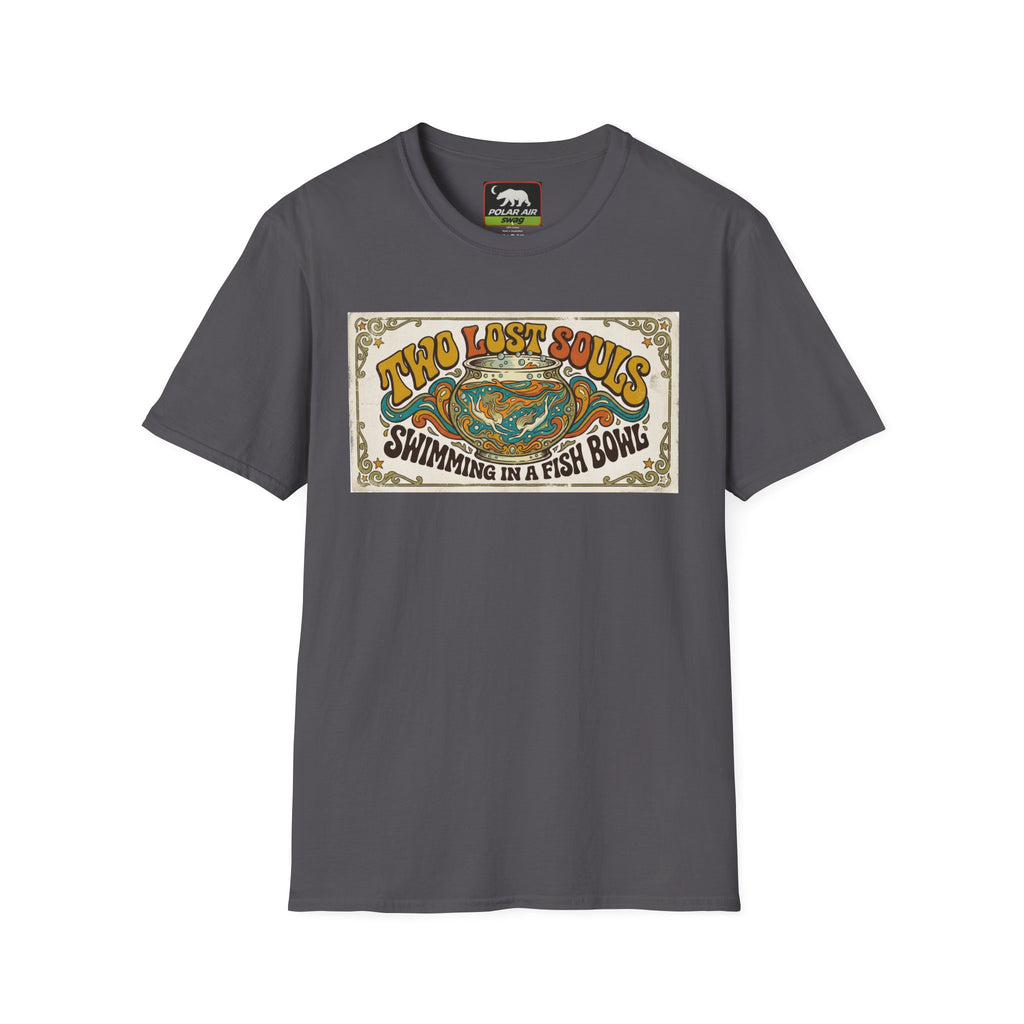 T-Shirt — Two Lost Souls “Swimming in a Fishbowl” Vintage Graphic Tee