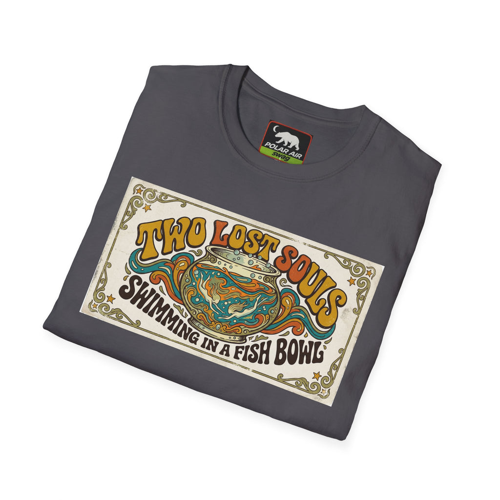 T-Shirt — Two Lost Souls “Swimming in a Fishbowl” Vintage Graphic Tee