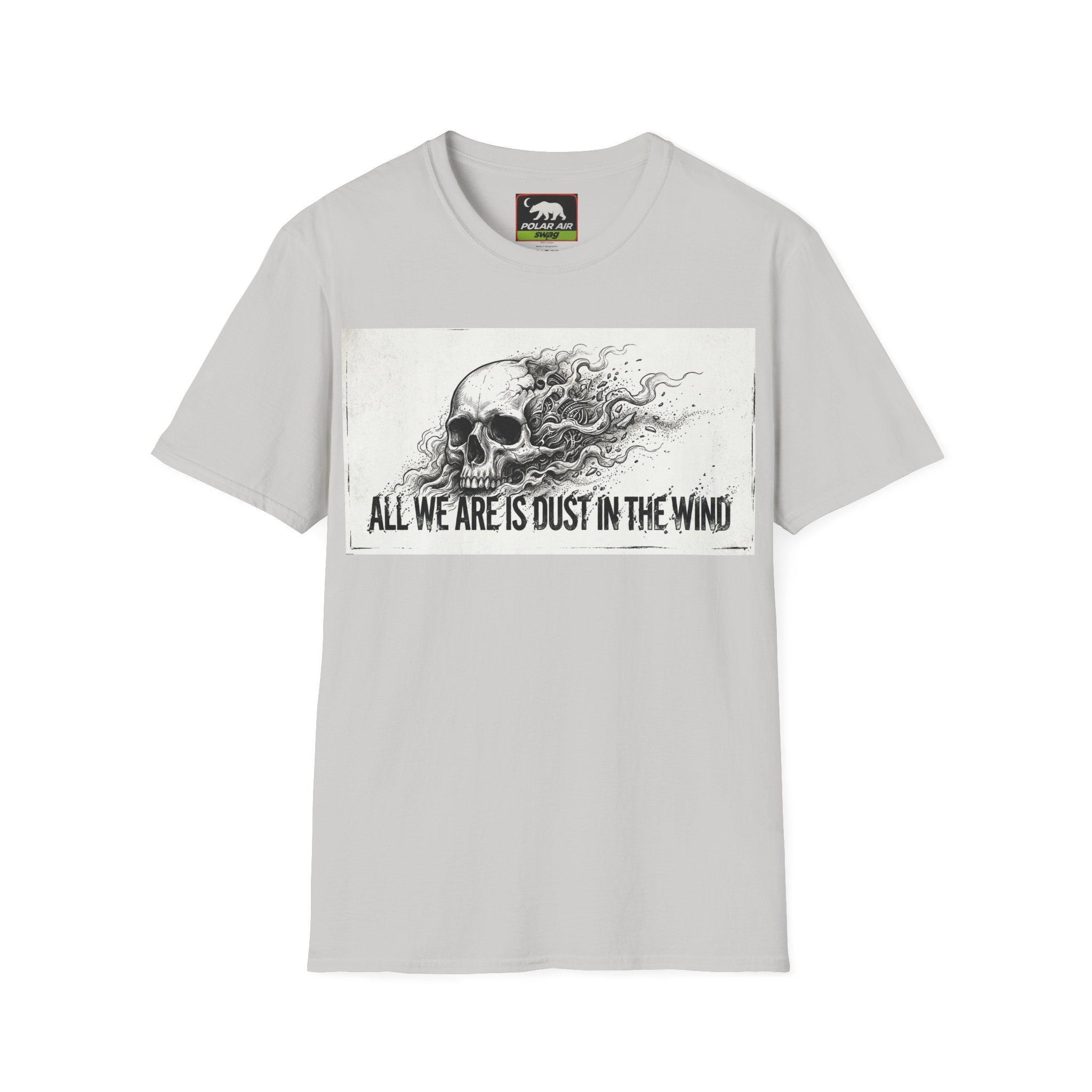 Skull 'All We Are Is Dust in the Wind' Graphic T-Shirt