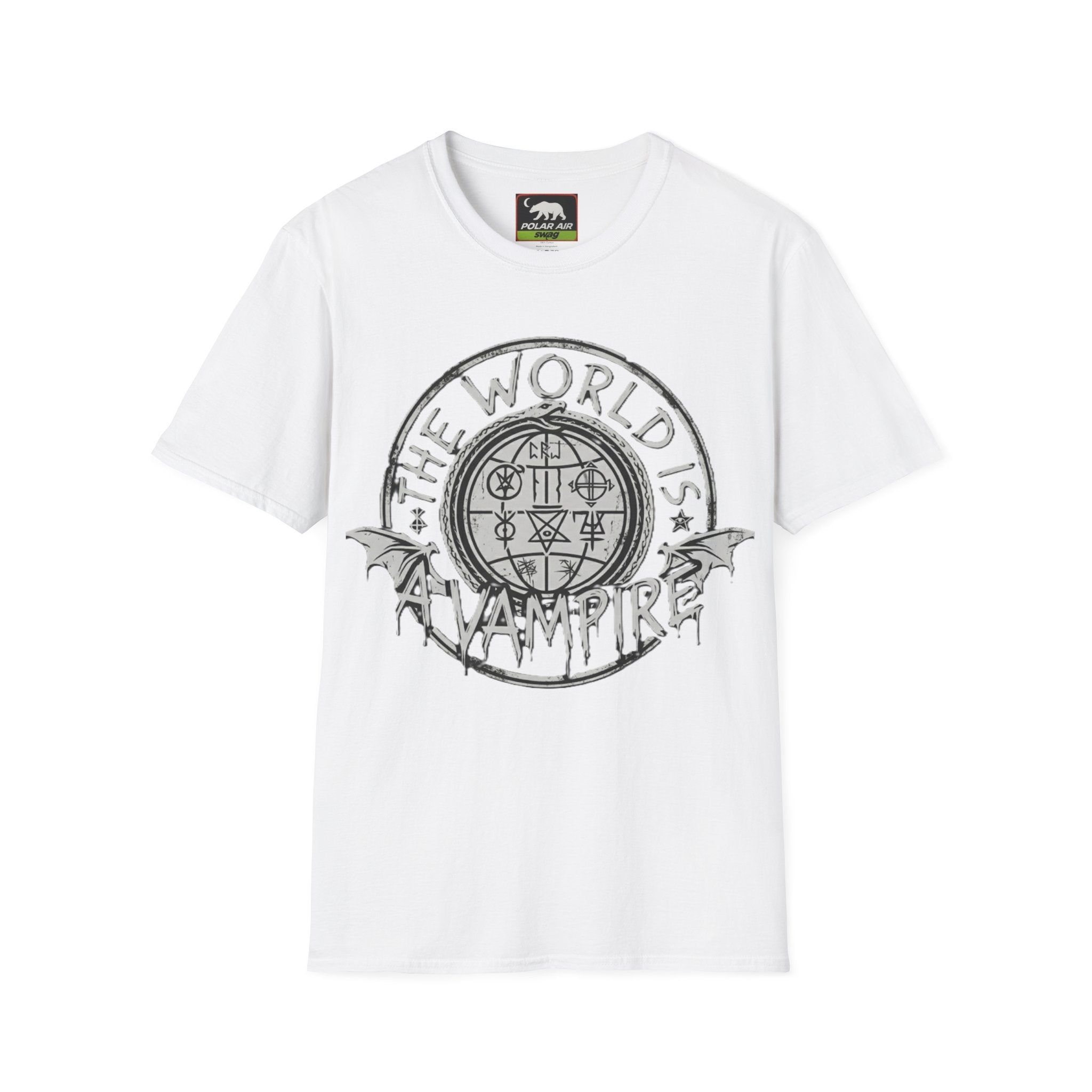 The World Is A Vampire T-Shirt — Gothic Vampire Graphic Tee