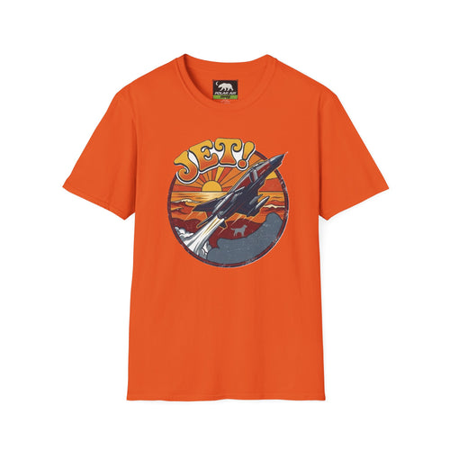 Jet! Retro Sunset Graphic T-Shirt