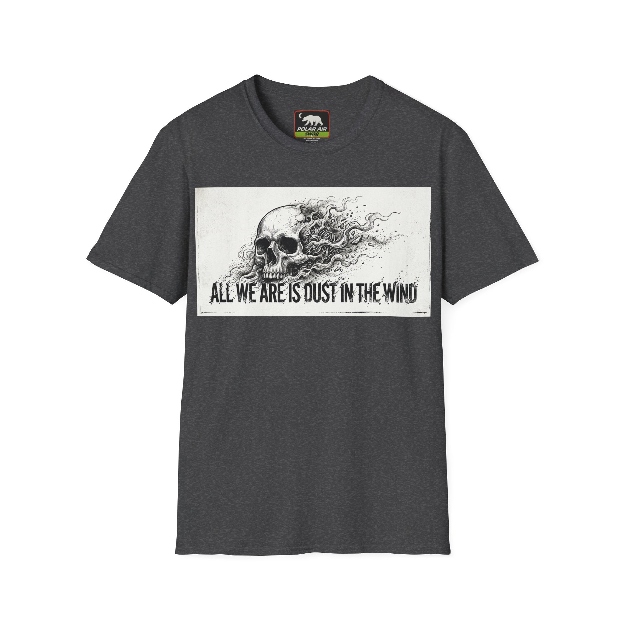 Skull 'All We Are Is Dust in the Wind' Graphic T-Shirt