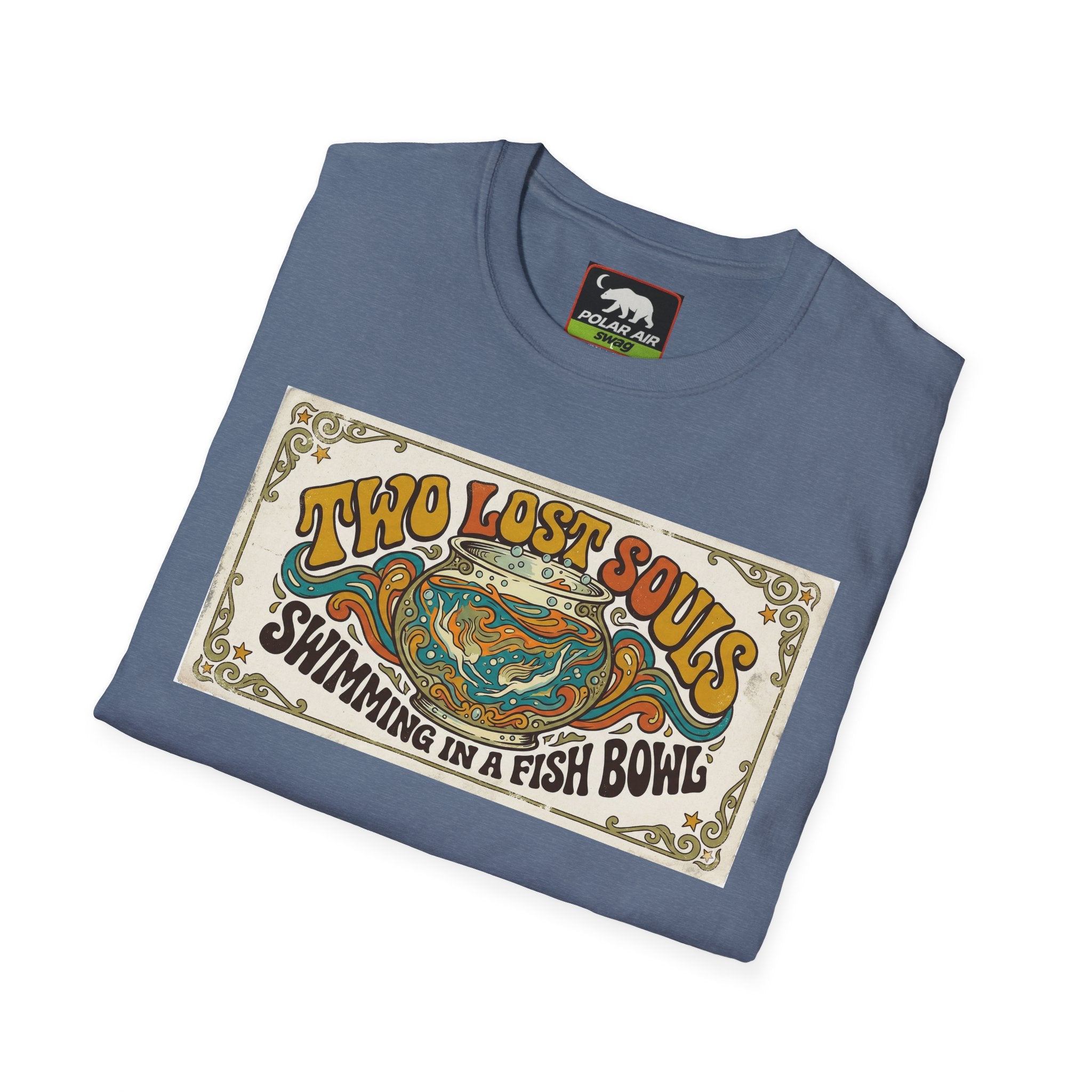 T-Shirt — Two Lost Souls “Swimming in a Fishbowl” Vintage Graphic Tee