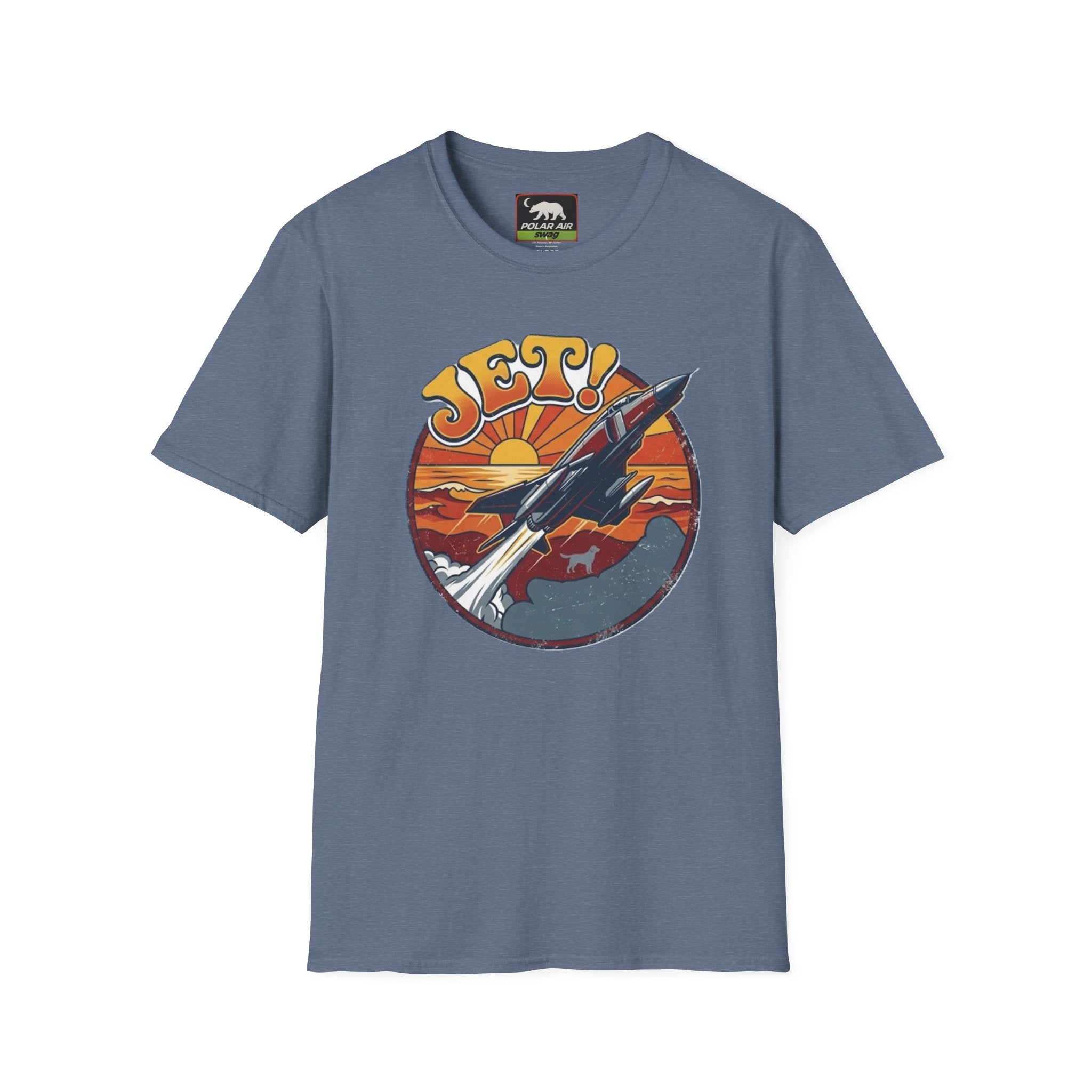 Jet! Retro Sunset Graphic T-Shirt