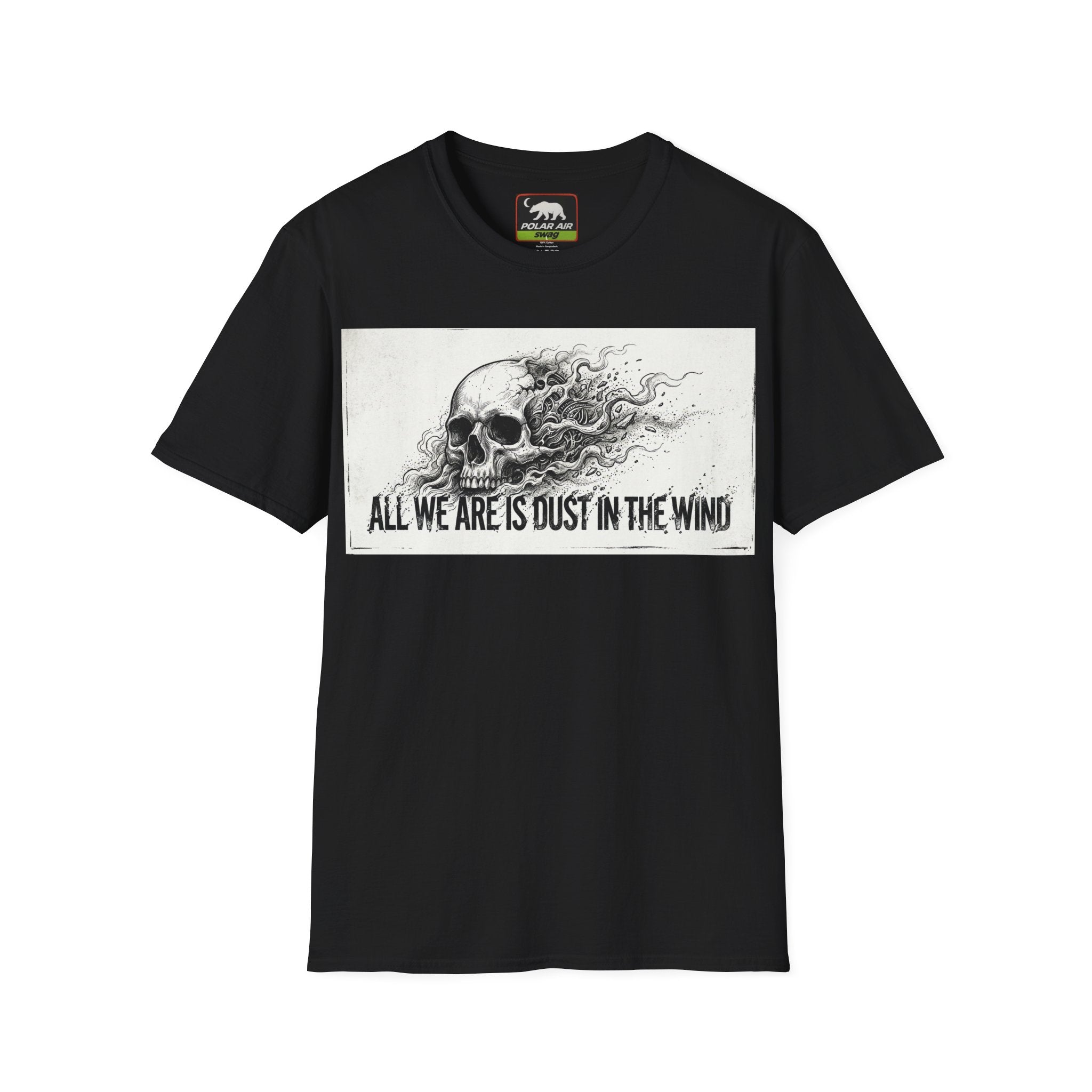 Skull 'All We Are Is Dust in the Wind' Graphic T-Shirt