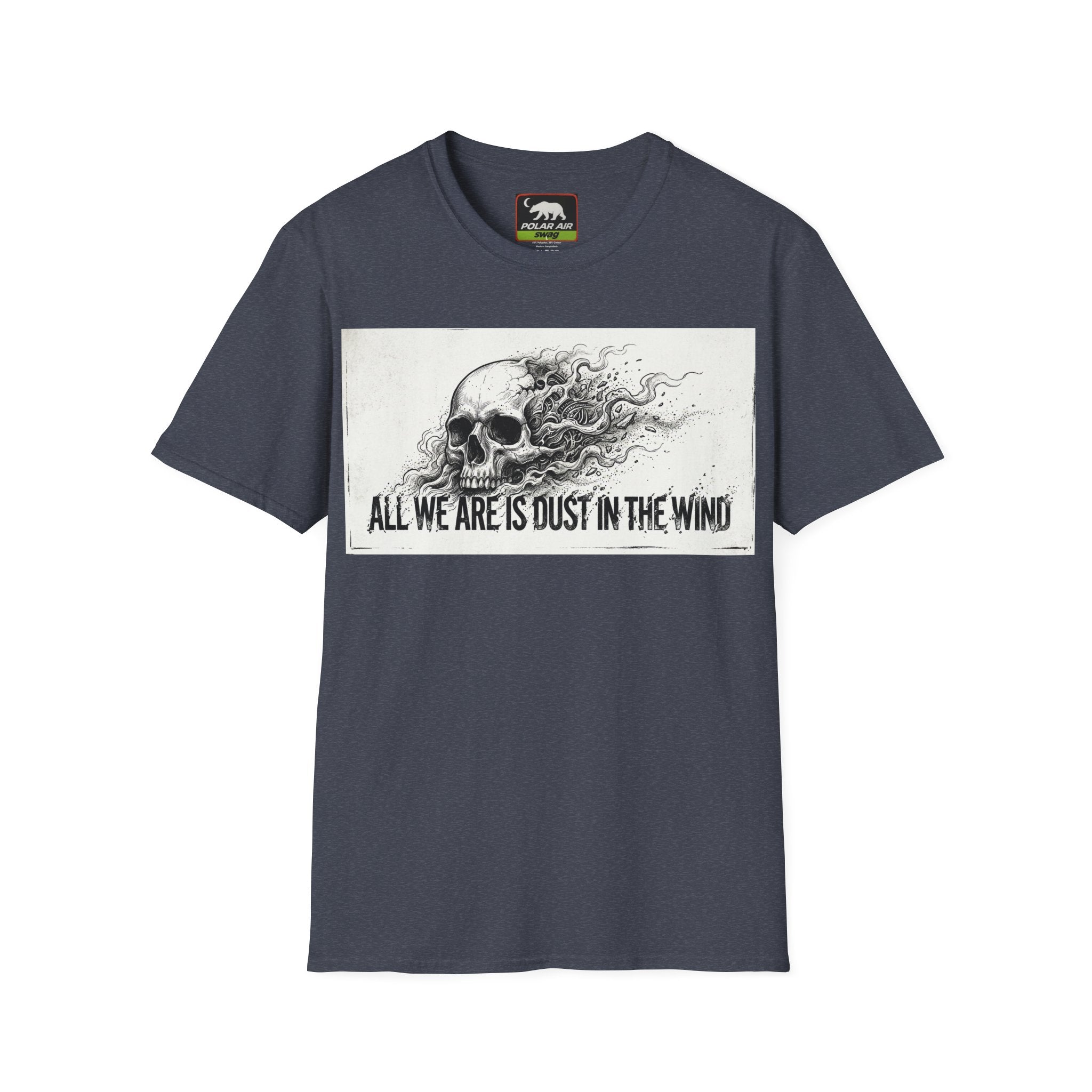 Skull 'All We Are Is Dust in the Wind' Graphic T-Shirt
