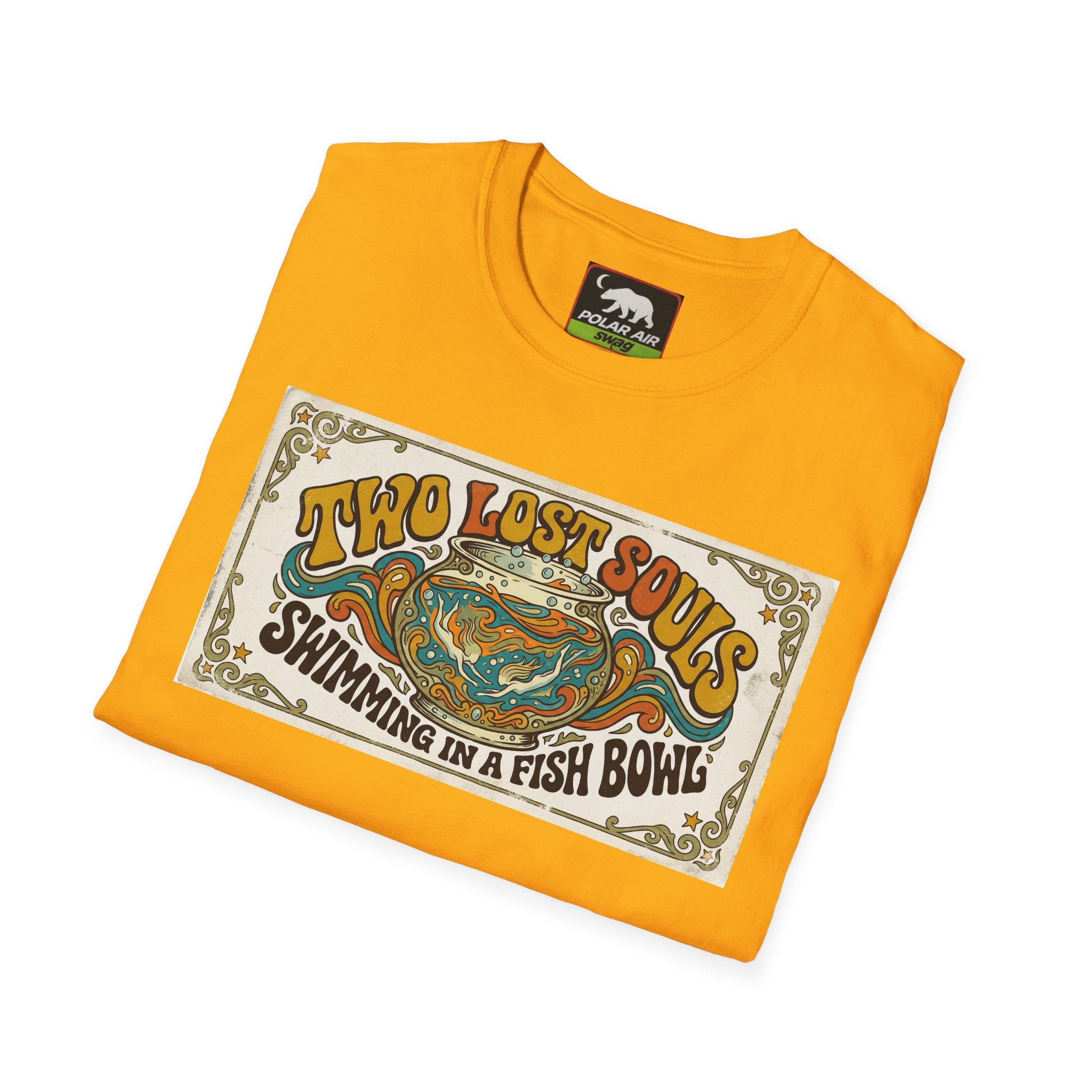 T-Shirt — Two Lost Souls “Swimming in a Fishbowl” Vintage Graphic Tee