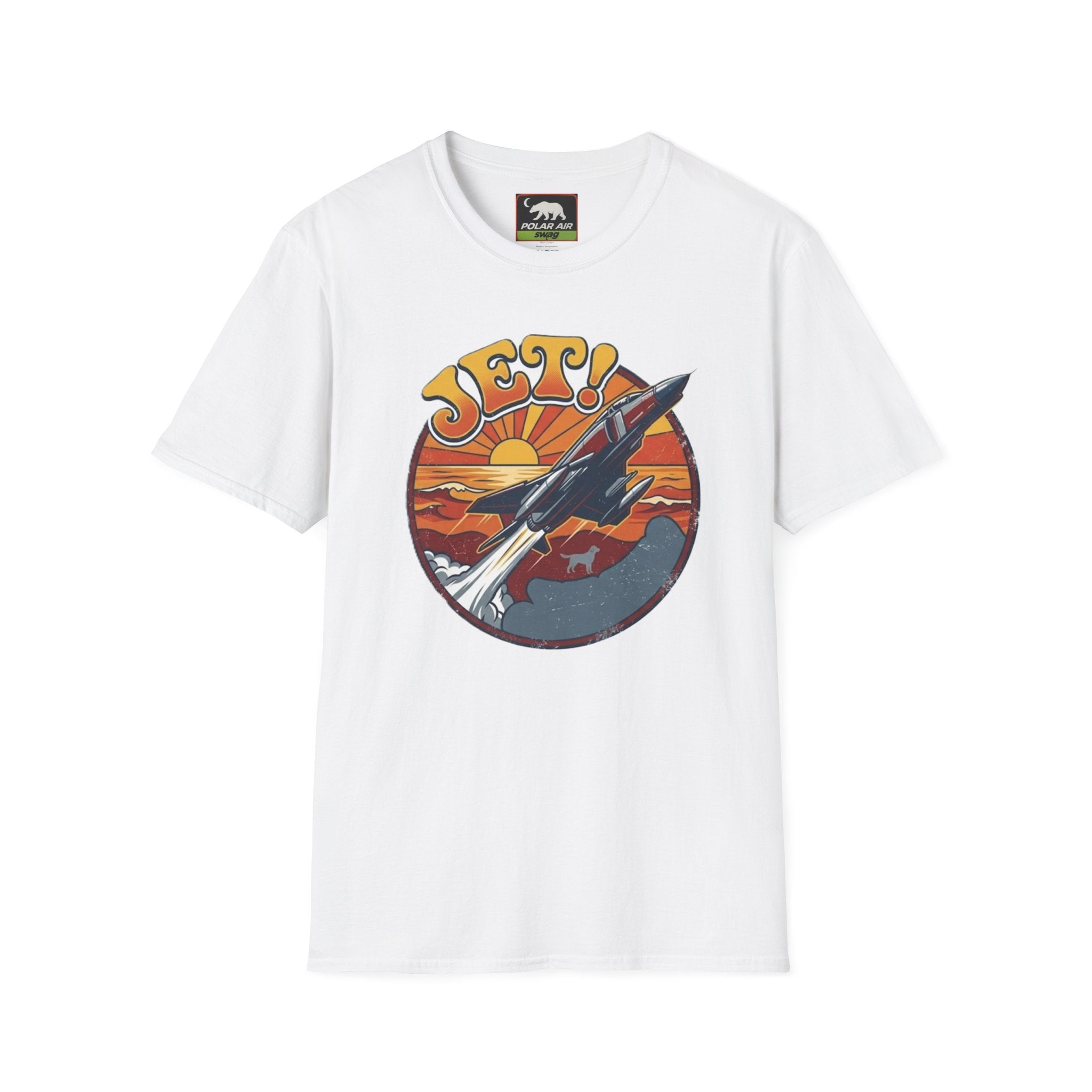 Jet! Retro Sunset Graphic T-Shirt