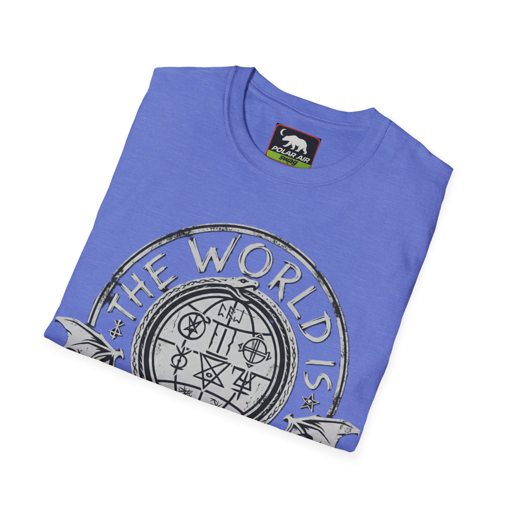 The World Is A Vampire T-Shirt — Gothic Vampire Graphic Tee