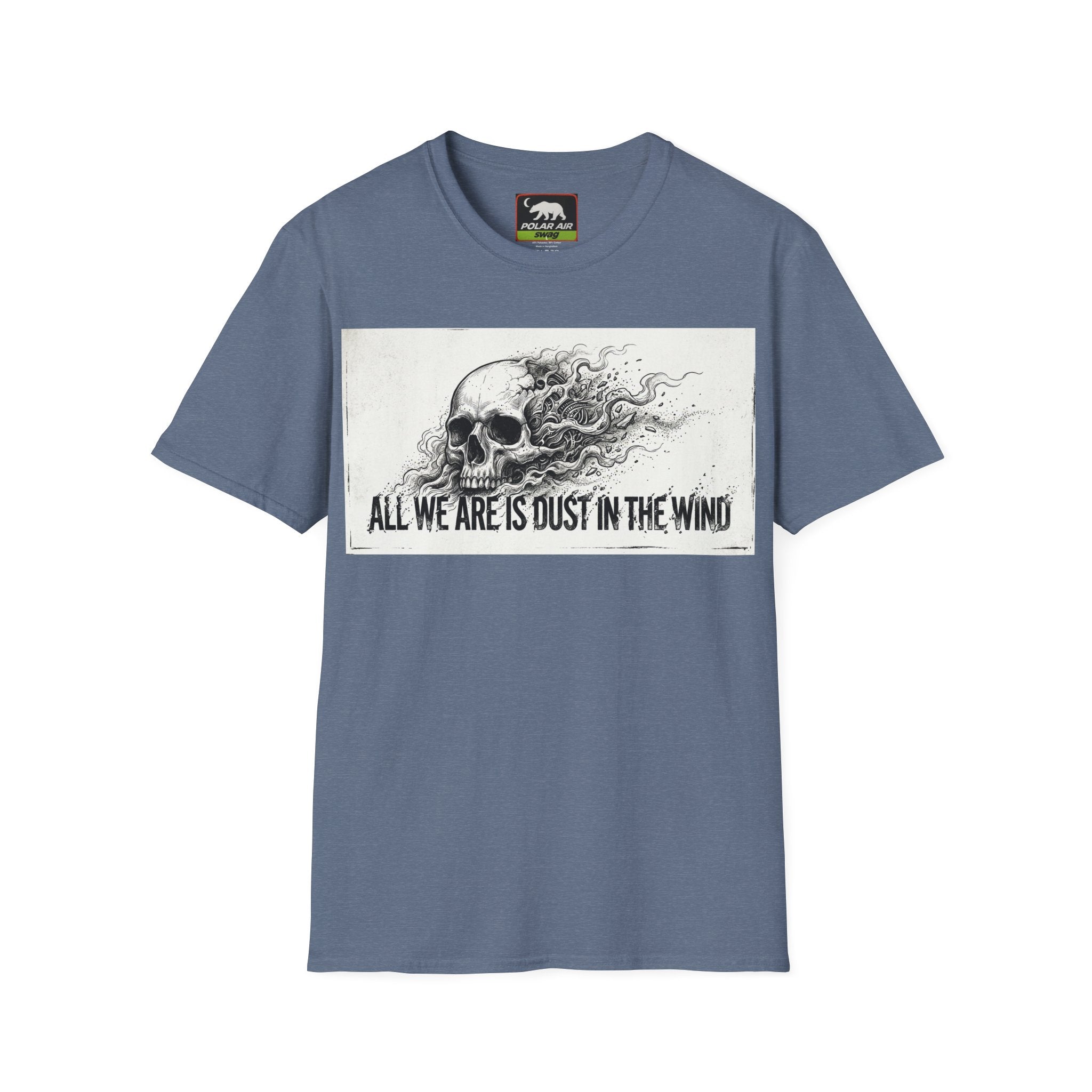 Skull 'All We Are Is Dust in the Wind' Graphic T-Shirt