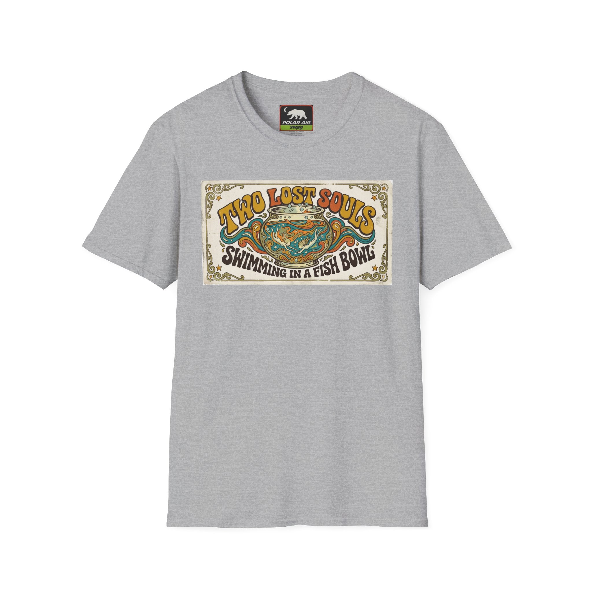 T-Shirt — Two Lost Souls “Swimming in a Fishbowl” Vintage Graphic Tee