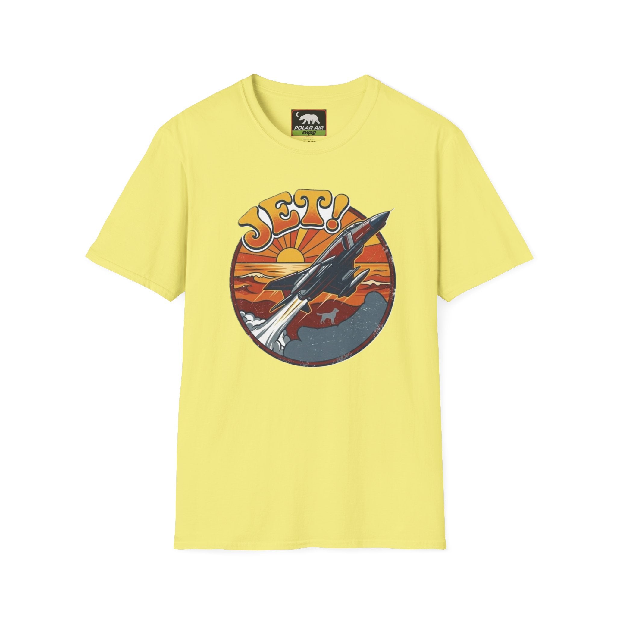 Jet! Retro Sunset Graphic T-Shirt