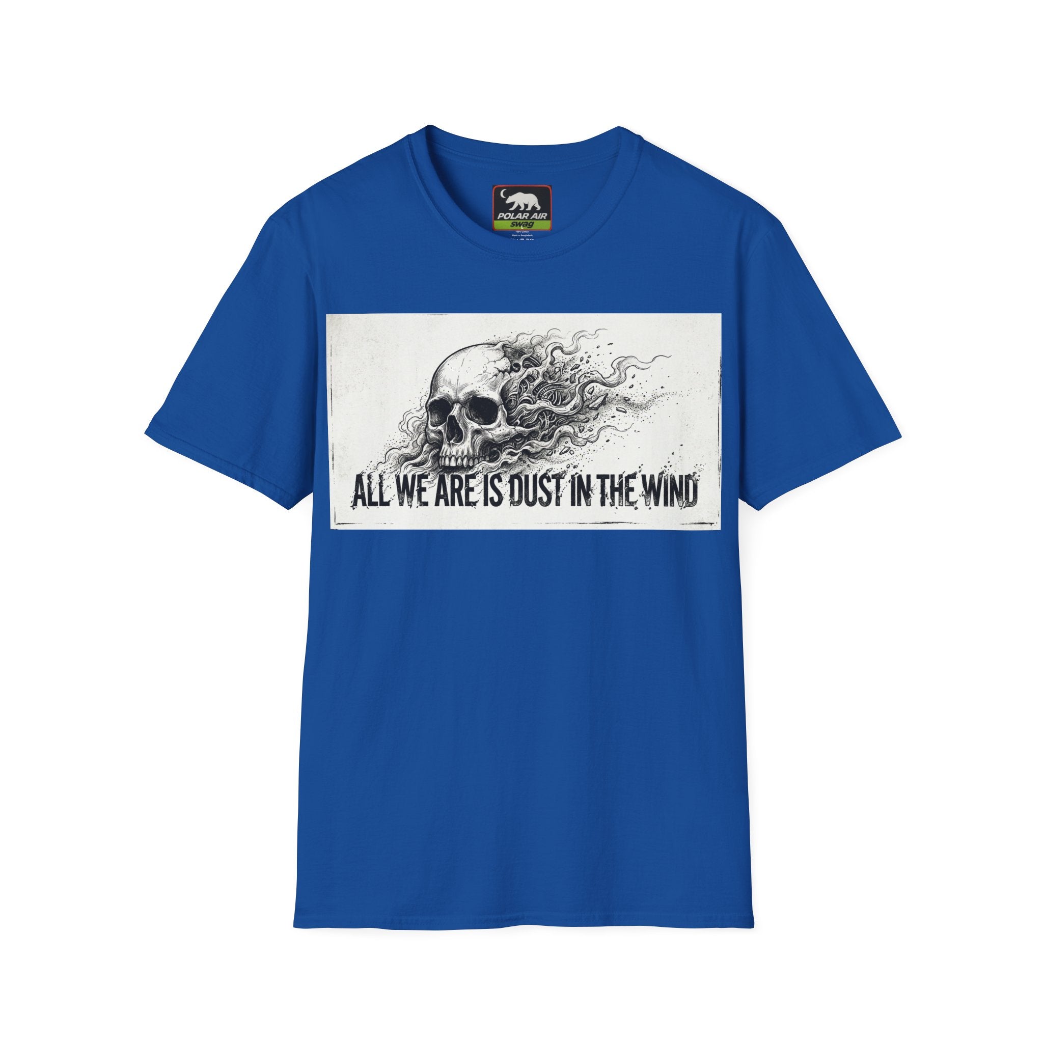 Skull 'All We Are Is Dust in the Wind' Graphic T-Shirt
