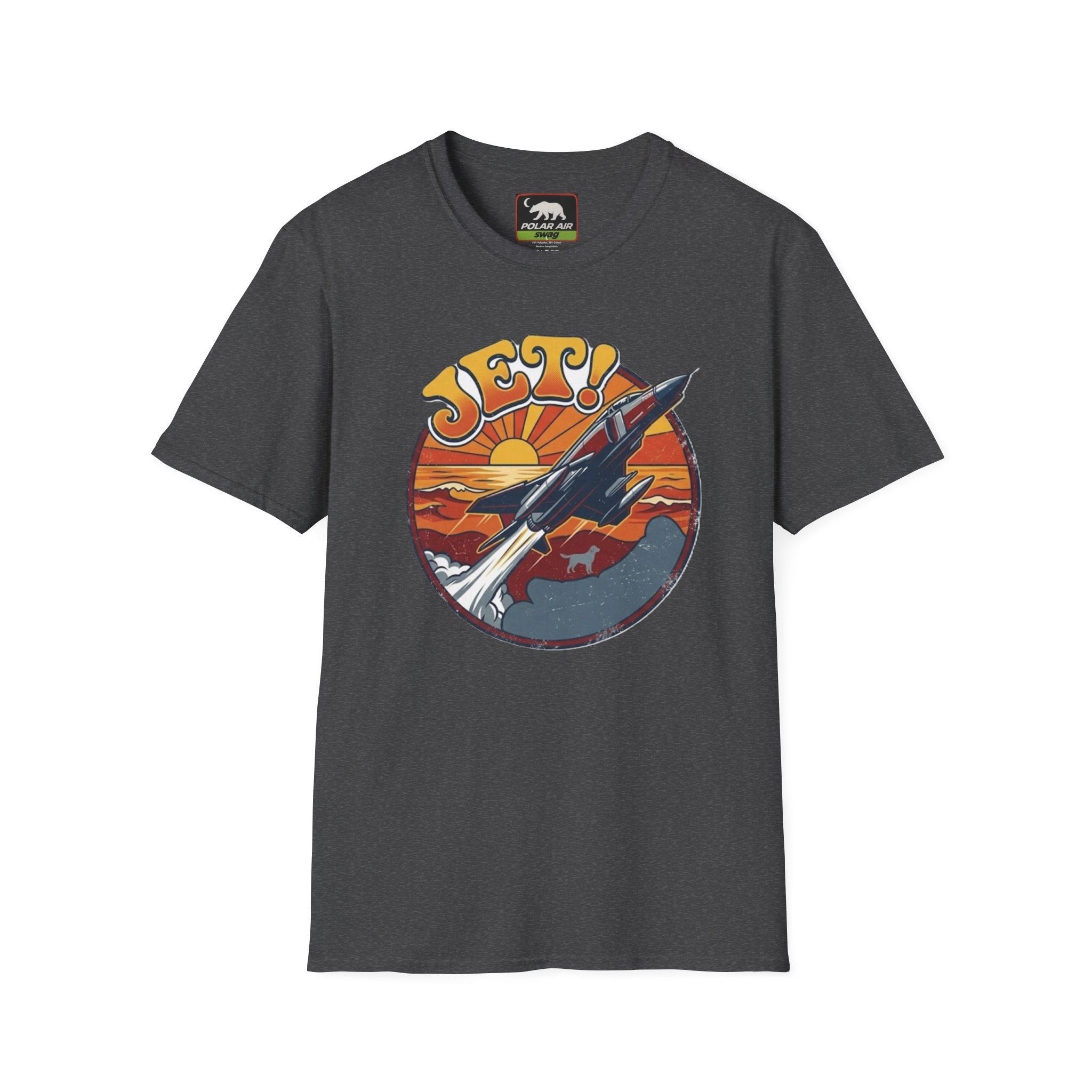 Jet! Retro Sunset Graphic T-Shirt