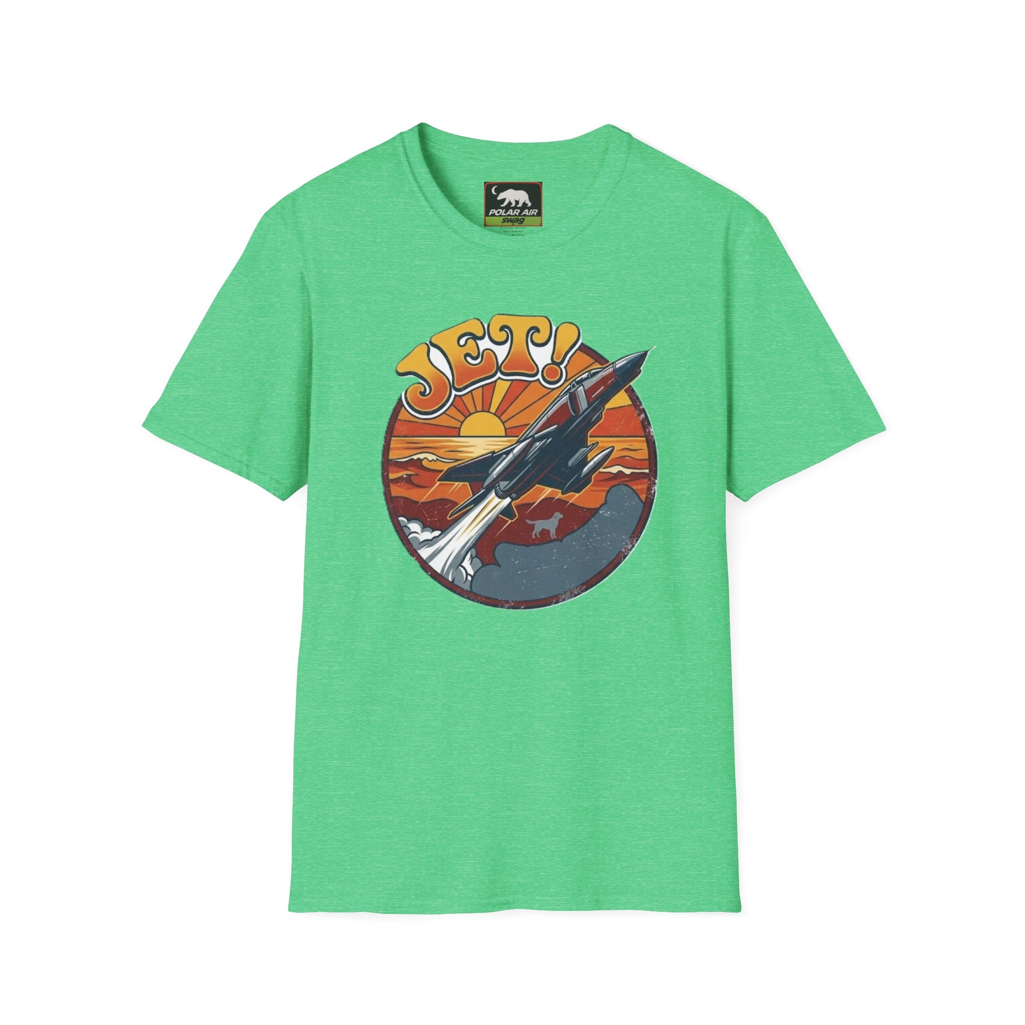 Jet! Retro Sunset Graphic T-Shirt