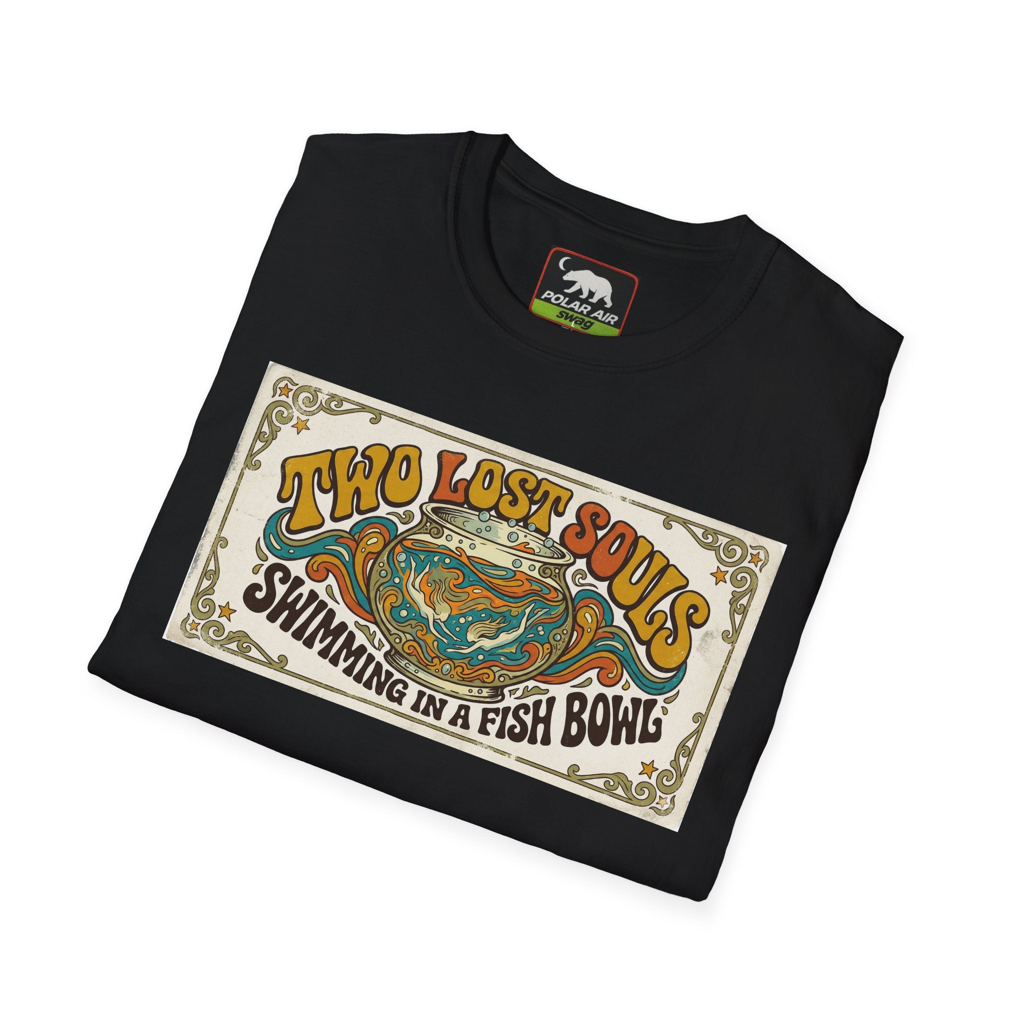 T-Shirt — Two Lost Souls “Swimming in a Fishbowl” Vintage Graphic Tee