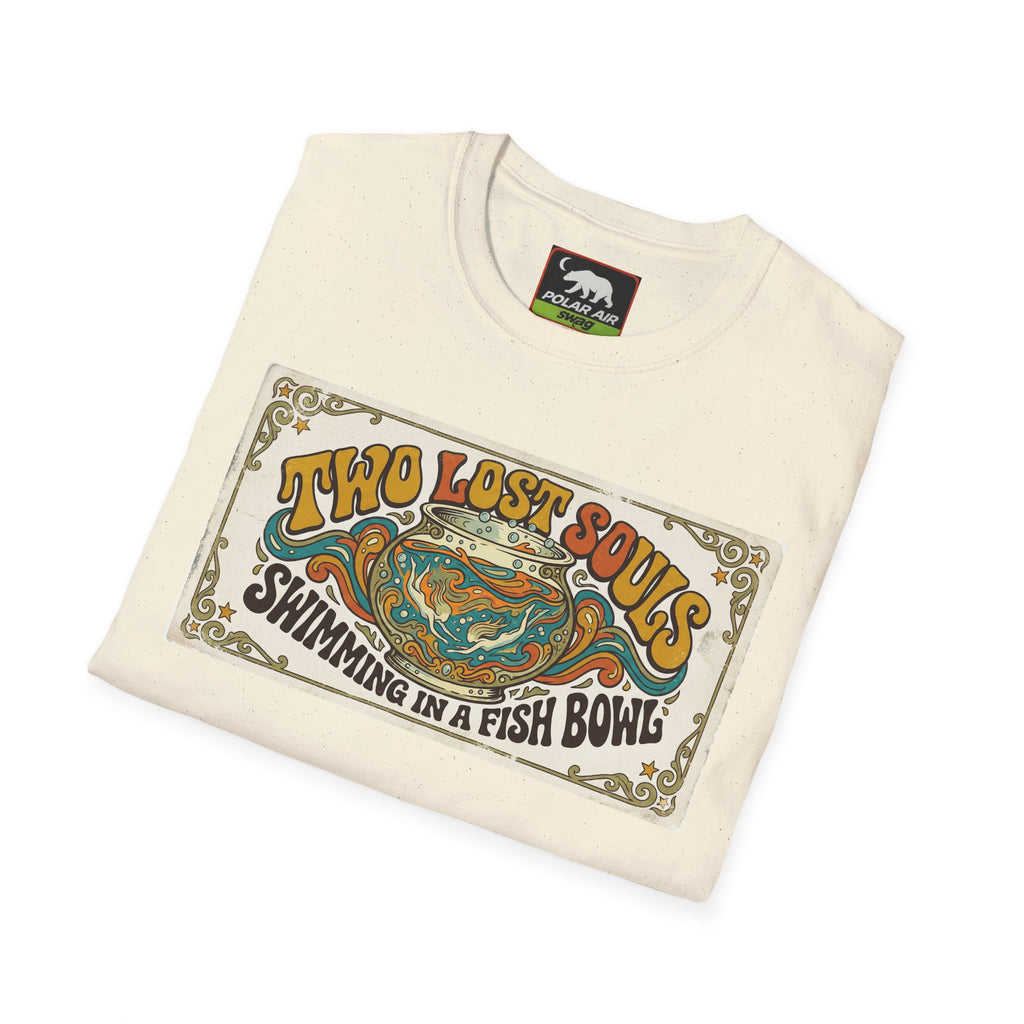 T-Shirt — Two Lost Souls “Swimming in a Fishbowl” Vintage Graphic Tee
