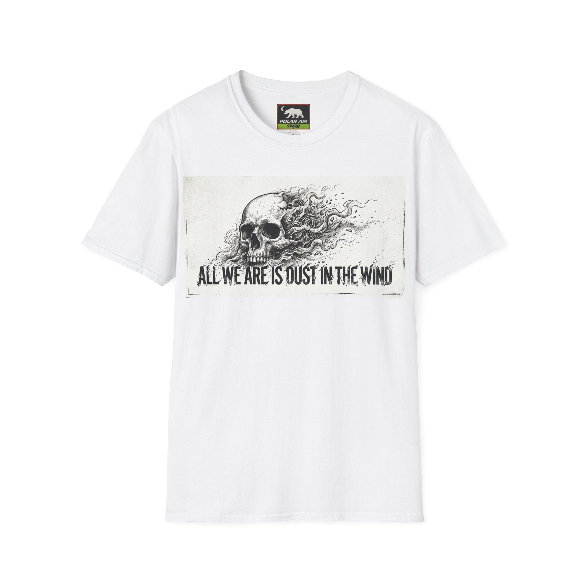 Skull 'All We Are Is Dust in the Wind' Graphic T-Shirt