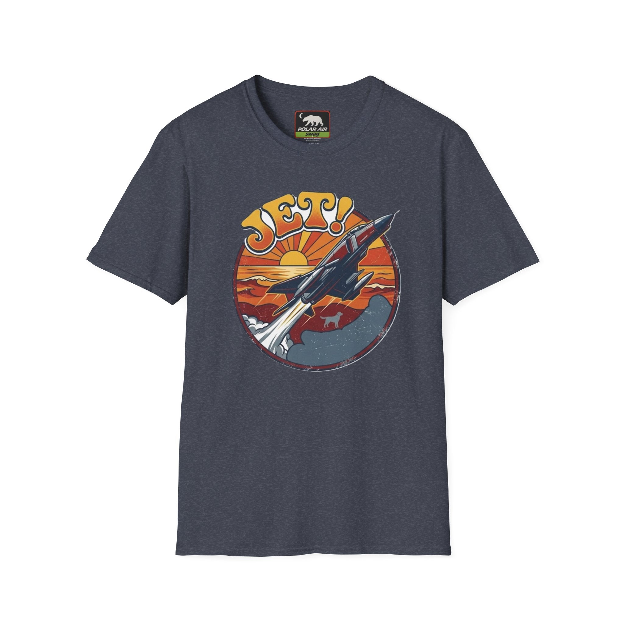 Jet! Retro Sunset Graphic T-Shirt