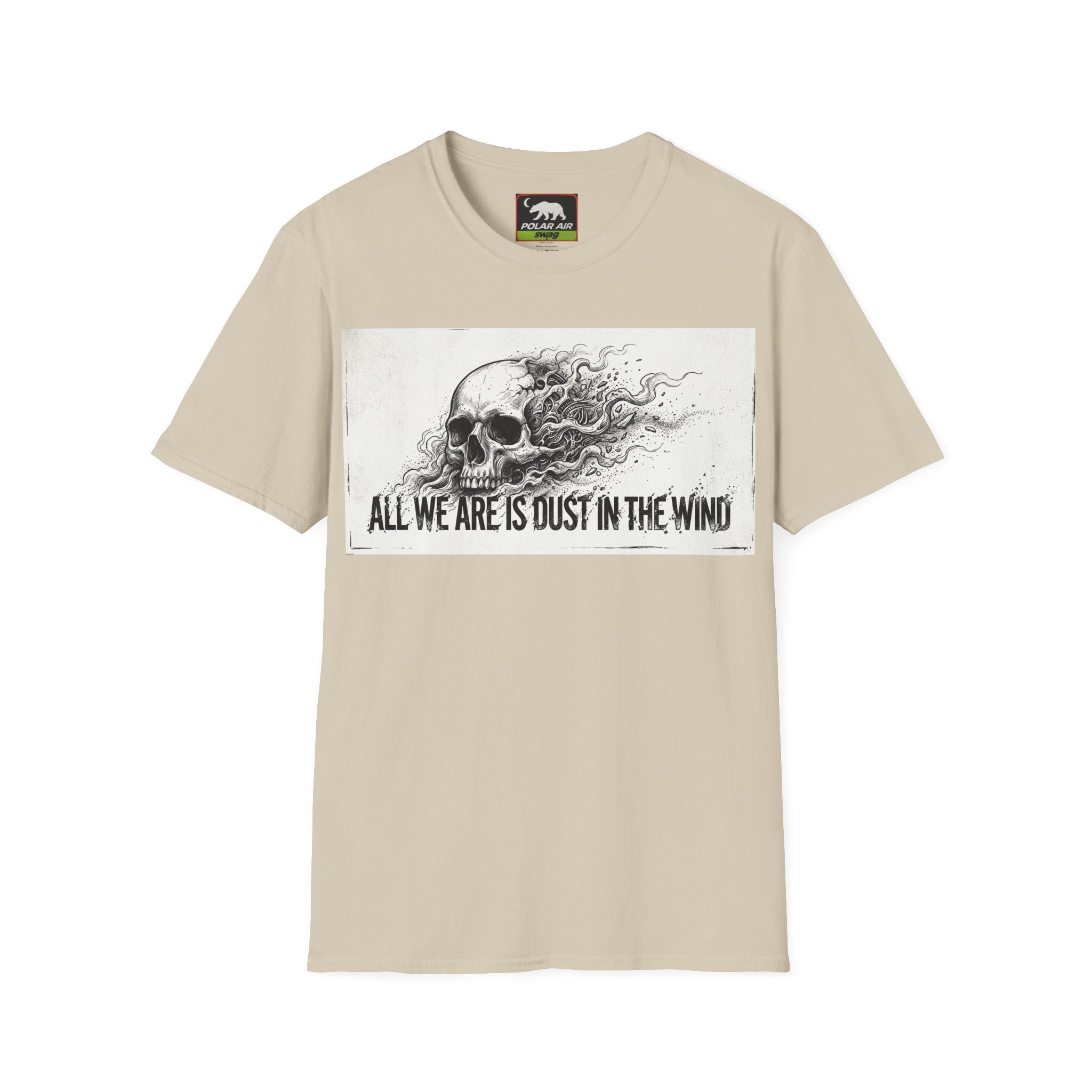 Skull 'All We Are Is Dust in the Wind' Graphic T-Shirt