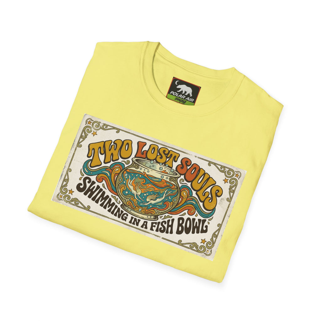 T-Shirt — Two Lost Souls “Swimming in a Fishbowl” Vintage Graphic Tee