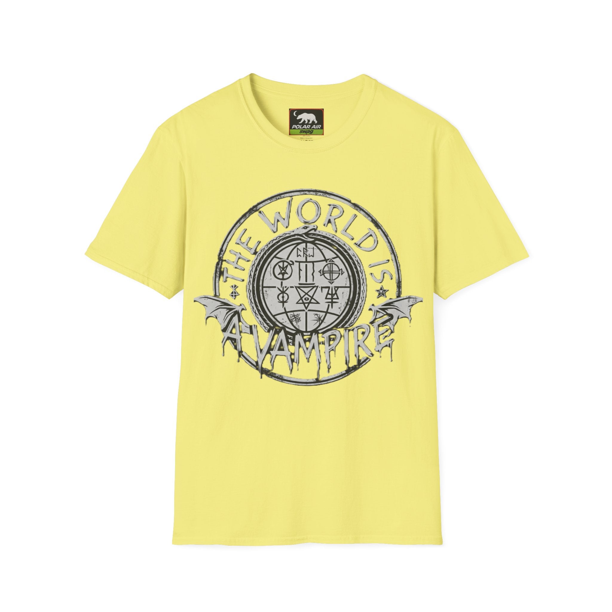 The World Is A Vampire T-Shirt — Gothic Vampire Graphic Tee